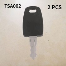 다기능 TSA002 TSA007 키 TSA 안전 Skiec 마스터 가방 2 개 수하물 세관 잠금, [02] 2 PCS TSA002 Key, 02 2피스 TSA002 Key, 2개