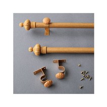 커튼봉 540cm (2컬러), 우드_540cm