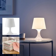 이케아 탁상 스탠드 조명 안전박스포장 인스타조명 무드등 테이블 침실조명+먼지제거행주, 탁상무드등 전구포함+먼지제거행주