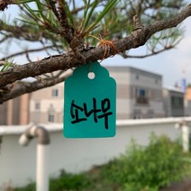끈 걸이형 식물 태그 이름표 중 100P 수목표찰 화분픽 꽃 꽃팻말, 벤타샵상품선택