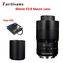 7artisans-60mm F2.8 매크로 렌즈 11 확대 수동 초점 캐논 Eos-M/RF/소니 E/후지/M43/니콘 Z 마운트 카메라 용, [02] 캐논 RF