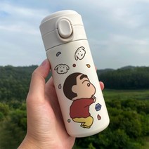 크레용 신짱 어린이집 유치원 물통 물병 짱구 보온병 텀블러 짱구는못말려 물 컵, C.300ml 탄환컵 BW53