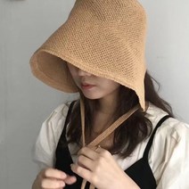 보넷 버킷햇 밀짚모자