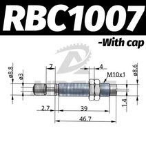오일펌프 공압 유압 조절식 RB 시리즈 RB0805 캡 RBC1007, 17.RBC1007