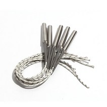 전기히터 난로 소모품 교체 5PCS 12mm 80 ~ 316SUS 관형 난방 파이프 110V/220V/380V 카트리지 히터 400W/4, 03 380V_05 460W 12x95mm(DxL)
