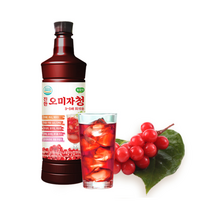 광야식품 진한 오미자청 970ml, 5개
