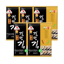 새우표 완도 구운 김밥김, 5봉, 22g
