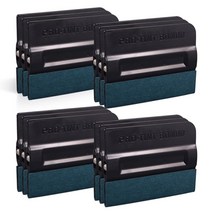 자동차랩핑지 Fosio 312pcs 스웨이드 부드러운 펠트 가장자리 스퀴지 자동차 데칼 비닐 랩 자석 스크레이퍼 창 색조 응용 프로그램 물 제거 깨끗한 도구, 12개