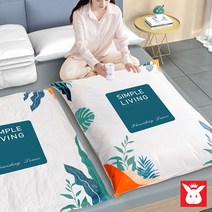 옷 이불 압축팩 옷장 정리 진공 포장 지퍼백 수납정리 옷커버, 리프-특대형(100*80)