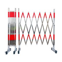 주차장 접이식 바리게이트 스테인레스 공사장 출입통제 가이드라인 통제선, 1.2x2.5m