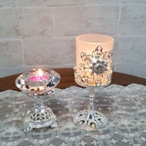 Toyeshop주물캔들홀더, 꽃잎캔들홀더