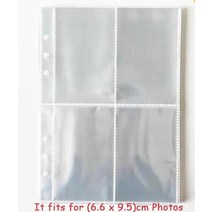 포카홀더북제작 버튼잠금콜북 지퍼 바인더 수집 앨범, 10pcs 4 gird bag