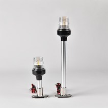 항해등 LED 신호등 해양 액세서리 선박 야간 정박 선미등, 레드 15cm