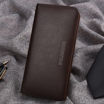 퍼스트네임 남여공용 소가죽 남성 여성 핸드폰 지퍼 장지갑+사은품