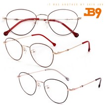 JB9 제이비나인 그대로착용 BP0202 동그란안경 블루라이트차단안경 시력보호안경 3종