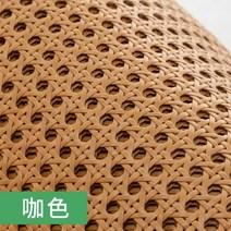 자연 육각 라탄 케인망 원단 천연 가구 장식 등나무 롤, 다크브라운 80cm  길이 1m