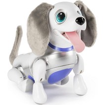 zoomer 장난스런 강아지 음성 인식 및 사실적인 동작이 있는 반응성 로봇 개 만 5세 이상, 01 Robotic Dog