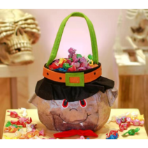 COSYEVNO 할로윈소품 호박 사탕바구니 핸드백 정교한 외관, 스타일4, 1개