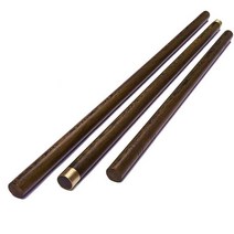 수련용 장검 흑단목검 훈련용 목도 시범, 둥근 막대 58cm 직경 2.8