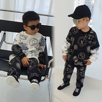 Hoglet(호글렛) 레터링힙합상하 아동복상하세트 유아복상하세트 유아복 아동복 가을아동복 가을유아복 봄아동복 봄유아복 유아동복 키즈 온라인 맞춤복