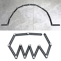 형틀 각도 틈새 게이지 다중 측정 눈금자 조정 가능 세라믹 타일, 협동사, A