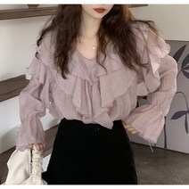 [2컬러/봄신상] 봄코디룩 러블리 블라우스