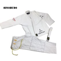 주짓수도복 뜨거운 판매 브라질 유도 흰색 앰프 blue with belt judo clothing kids judo uniform twill cotton judo 기모노 훈련
