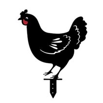 정원장식 정원조형물 정원소품 스프링쿨러 5 개 부활절 닭 금속 암탉 원예 장식품 마당 철 예술 야외 정원 뒤뜰 잔디 말뚝 대형, 08 1pc J