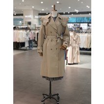 써스데이아일랜드 프릴 케이프 트렌치 코트 T232ACT532W(2249923)