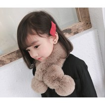 방울 밍크 유아 아동 퍼 목도리 6color