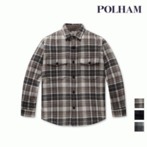 폴햄 남성 코튼 헤비 플란넬 셔켓 PHB4WC1042