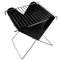 우주캠핑 밥 집에서 숫불 착화기 무쇠 훈연 숯 착화기 휴대용 바베큐 그릴 접이식 그릴 미니 접을 수 있는 그릴 스탠드 우드 파이어 히터 스토브 야외 캠핑 요리 도구, 보여진 바와 같이