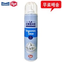 베지크렘데코 휘핑크림 스프레이 500gx4개/생크림무배