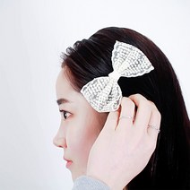 패턴레이스 집게헤어핀 DIYSET 리본핀만들기 DIY키트 자수레이스 재료 [동영상], 물결
