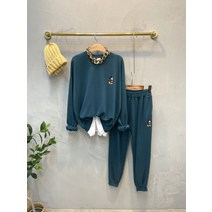 럭키567 / 자수미.키 레이어드 디.즈니정.품 트레이닝복세트