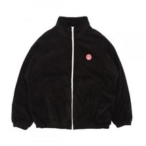 VOLCOM Warm Winter 오버핏 코듀로이 숏패딩 블랙