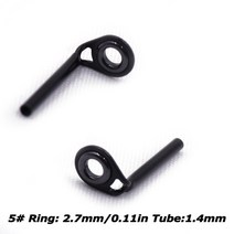 낚싯대 가이드 MKT 수리 키트 팁 탑 스테인레스 스틸 세라믹 링 바닷물 담수 1.2 ~ 2.0mm 5 10 피스, 02 10Pcs, 03 Size 5 Tube 1.4mm_02 10Pcs