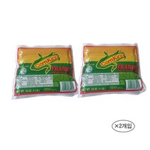 냉동콘킹 후랑크 소시지454G(저염)x2개, 454g, 1개