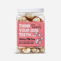 띵독 띵크유어독티스 Think Your Dog Teeth 치킨 딩고 강아지 개 우유 껌 본 32p