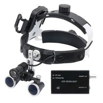 고급 루페 조명 헤드 루뻬 확대경 루빼 휴대용 돋보기, Helmet Loupe, 3.5x