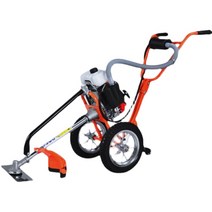 승용예초기 긴풀제초기 바퀴달린 핸드푸시 주행식, 4행정 표준 + 제초 + 흙풀기 + 도랑