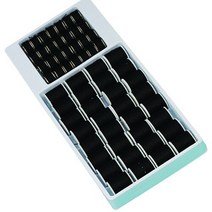 402 고품질 멀티 컬러 폴리 에스터 스레드 코일 DIY 퀼팅 바느질 및 가정용 재봉틀 32 스풀 + 28 와이어, 03 FR001-C