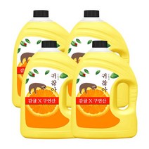 아토세이프 귀찮아 주방세제 감귤향 3L 4개