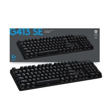 로지텍 로지텍 정품 G413 SE LED 유선 게이밍 기계식 키보드, G413 SE 블랙