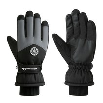 소비르 스키 보드 장갑 방한 방수 기모 스포츠 장갑, 04_검정(남)