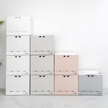 장난감 수납 접이식 리빙 박스 정리함 블럭정리함 레고보관함 장난감정리대 보관함 토이박스 레고정리함, 아이에스폴딩리빙박스_화이트