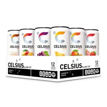 Celsius 셀시어스 버라이어티팩 에너지 드링크 12 oz, 355ml, 12캔