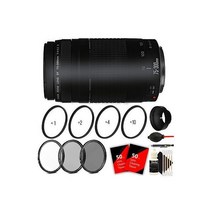 캐논 EF 75-300mm f4-5.6 III 렌즈 for EOS Rebel 70D 60D T5 T6i T3i 액세서리 키트