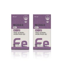 메디오 듀오플러스 100정 어린이 청소년 임산부 맛있는 철분제 엽산 비타민D, 1개