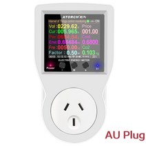 나인틴 디지털 전력계 와이파이 AC 전기 소비 에너지 미터 전력 킬로와트, [02] Bluetooth, [05] AU Plug